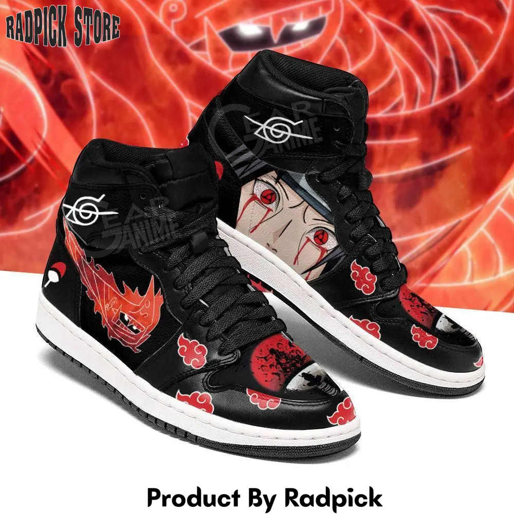 Itachi susanoo air jordan high top sneakers custom anime shoes  rp0252141